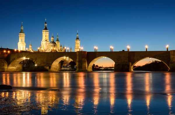 Kathedraal in Zaragoza, Spanje — Stockfoto