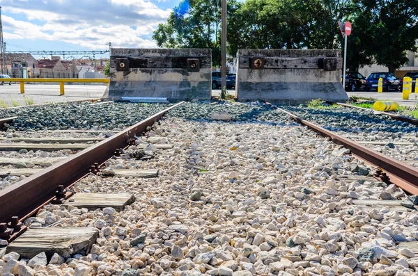 Ferrovia no parque — Fotografia de Stock