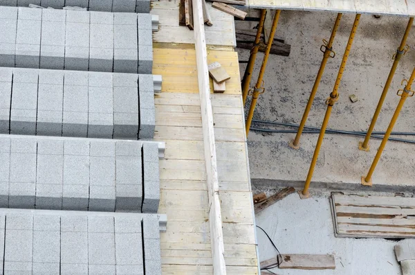 View of building new concrete houses — Stock Photo, Image