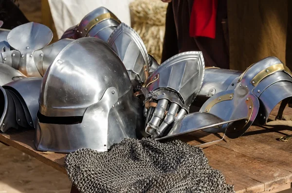Harnas van de middeleeuwse ridder — Stockfoto
