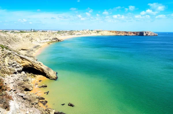 Praia em Sagres, Portugal — Fotografia de Stock