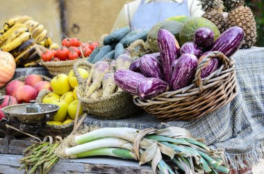 Meyve ve sebze, bir çiftçi