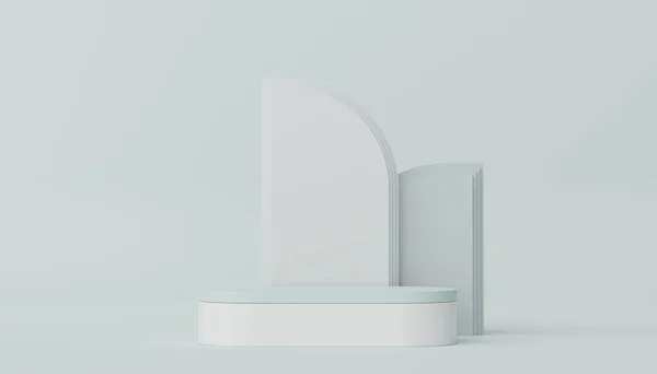 Render Dari Abstrak Minimal Display Podium Untuk Menampilkan Produk Presentasi — Stok Foto