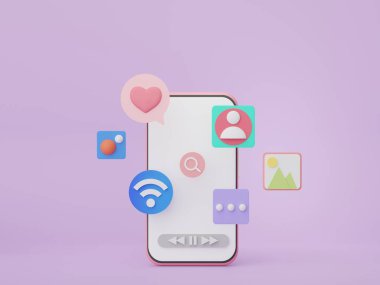 SEO 'nun verilerini akıllı telefondan analiz et. Web pankartı için kullanıcı arayüzü ve maket. Gelecek planlama için iş grafikleri. Yatırım