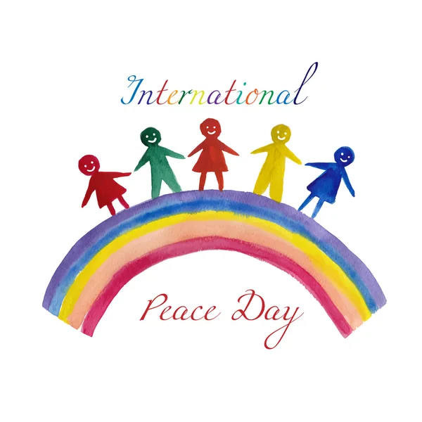 International Peace dag illustration. — Stock vektor