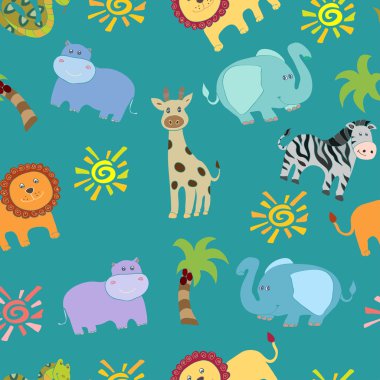 Afrikalı hayvanlarda kusursuz desen