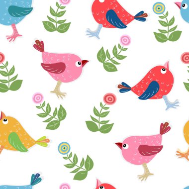 Kuşlarda kusursuz desen