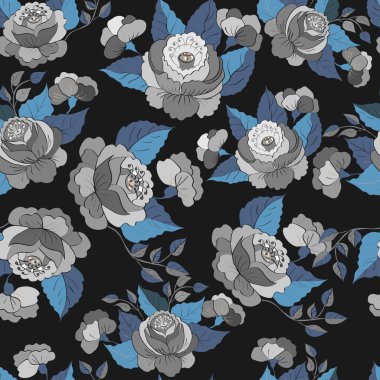 Çiçeklerle kusursuz desen