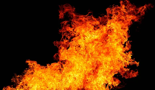 Abstrakt Eld Lågor Blaze Brand Flamma Textur För Banner Bakgrund — Stockfoto