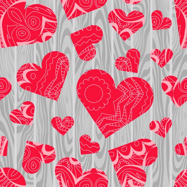 Textura corazones vector fondo — Vector de stock