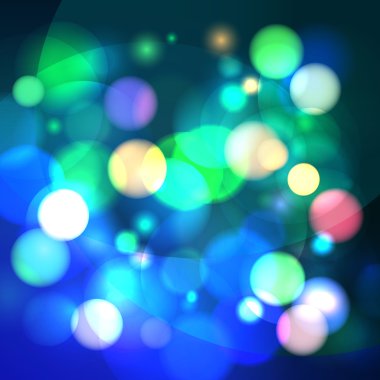 Soyut bokeh etkisi vektör arka plan