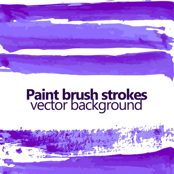 Watercolor hand painted brush strokes — Stock Vector