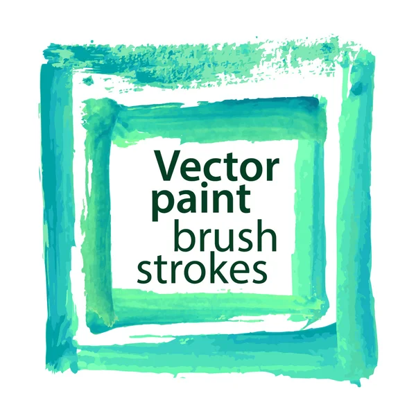 Watercolor hand painted brush strokes — Stock Vector