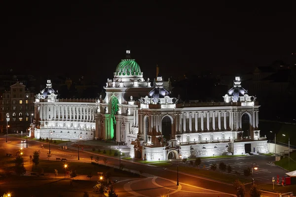 Boa noite, Kazan. Palácio dos Agricultores — Fotografia de Stock