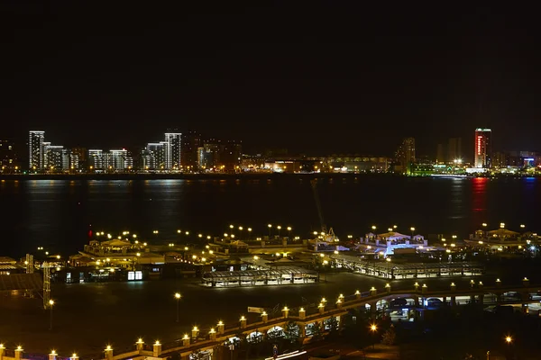 Gece Kazan. Kazanka Nehri. Dolgu