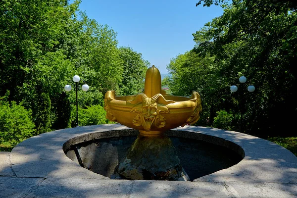 Zheleznovodsk Stadsparken Skulptur Maj 2021 — Stockfoto