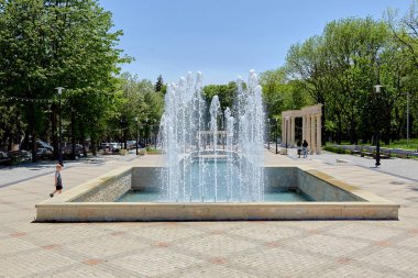 Essentuki. Central Recreation Park 'ta. Fountain Meydanı