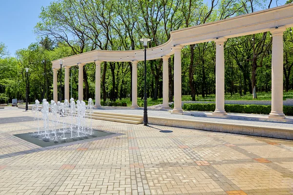 Essentuki Central Recreation Park Piazza Fontana — Foto Stock