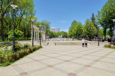 Essentuki. Central Recreation Park 'ta. Fountain Meydanı