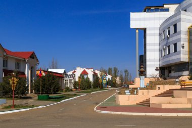 Elista, satranç şehir, şehir-Sanchez, mimari ve konumlar