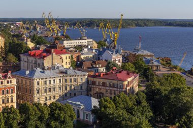 Vyborg yüksekliği, Vyborsky ba, büyük Bay kvosh. Kentsel mimari