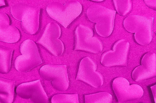 pink hearts on pink velvet  , Valentine Hearts on Abstract Background . Valentines day concept. Romantic background