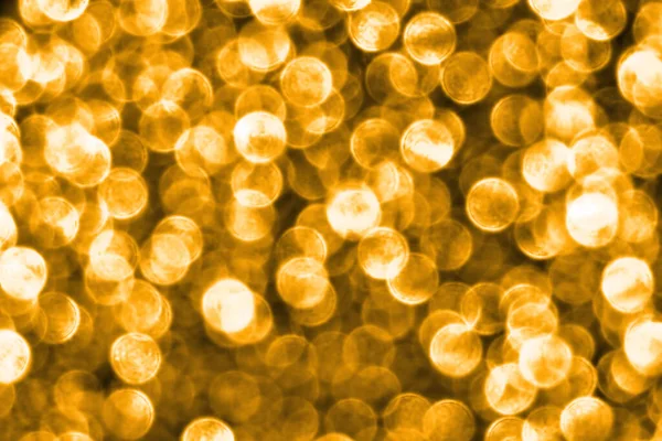 Gold Bokeh Christmas Vacanza Magica Sfondo Glitter Astratto Bokeh Offuscata — Foto Stock