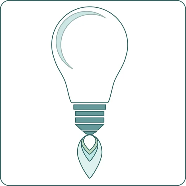 Start-up light Bulb Stock Vector — Stock Vector