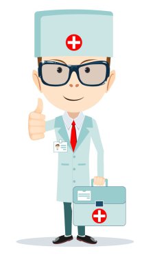 dost doktor düz çizgi film karakteri