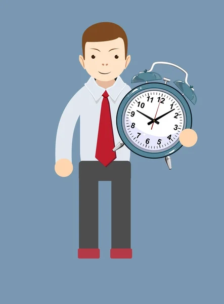 Beheer van de tijd, productiviteit, planning en scheduling. — Stockvector