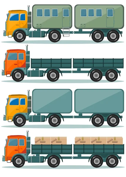 Truck Icons — Stock Vector