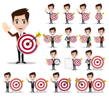 Hedef hakkında düşünme iş adamı