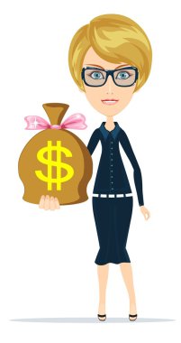 kadın Doları imzalı bir çanta