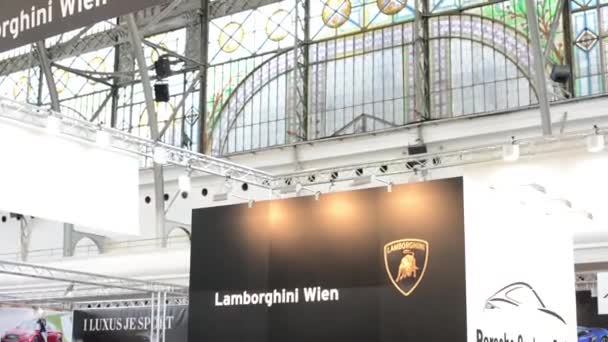 Lamborghini - Aventador samochodu (zewnętrzny) — Wideo stockowe