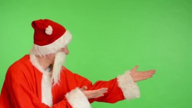 Yeşil ekran - studio - Noel Baba Noel Baba - tanıtmak