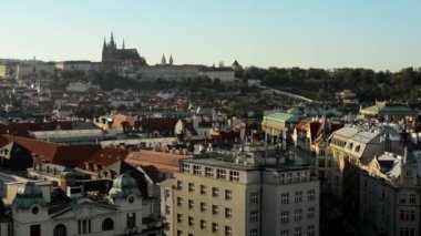 Binaların - Prag Kalesi (Hradcany şehir (Prag) - kentsel binalar - çatıları)