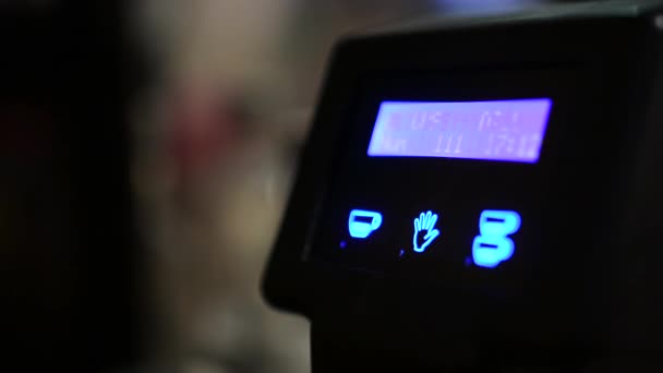 Machine à café - affichage - gros plan 