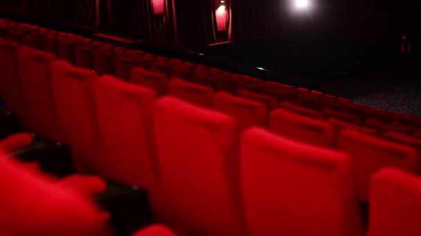 Asiento de cine - fila — Vídeos de Stock