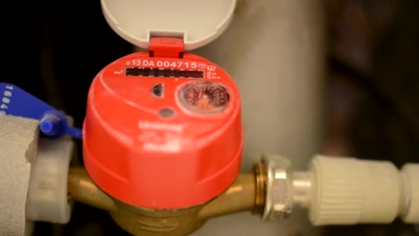 Gauge - hot water — Stock Footage Gauge - hot water Stock Video