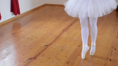 Genç balerin dans salonunda - hall