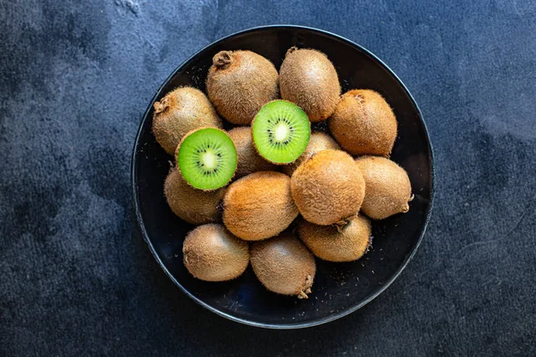 Kiwi Fresco Fruta Refeição Madura Suculenta Mesa Saborosa Porção Tamanho — Fotografia de Stock