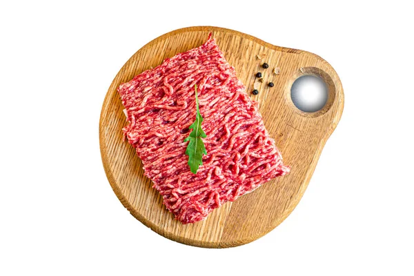 Carne Macinata Tritacarne Ingrediente Carne Maiale Manzo Sulla Tavola Gustosa — Foto Stock