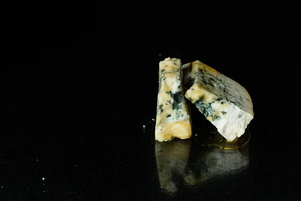 Blue Cheese Food Mold Γαλακτοκομικό Προϊόν Κατασκευασμένο Από Αιγοπρόβατα Αγελαδινό — Φωτογραφία Αρχείου