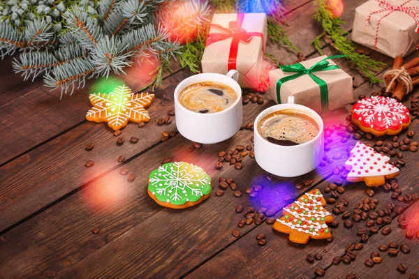 Pierniki Ciasteczka Boże Narodzenie Słodkie Ciasta Deser Świąteczny Dom Pieczone — Zdjęcie stockowe