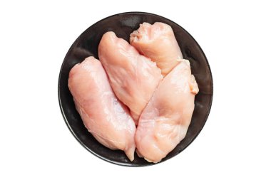 tavuk göğsü çiğ et fileto derisiz tavuk derisi aperatif sağlıklı yemek keto veya paleo diyet üst görünüm metin yiyecek arka plan kırsal görüntü için fotokopi alanı 