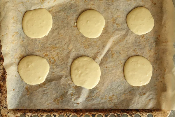 Cottage Cheese Cookies Preparation — Fotografia de Stock