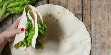 Marullu pita ekmeği