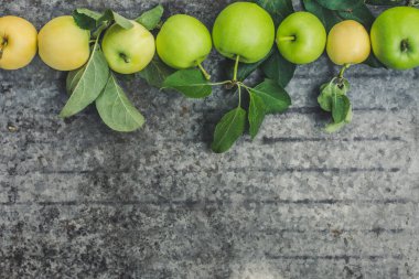 Olgun elmalar, kapatın.
