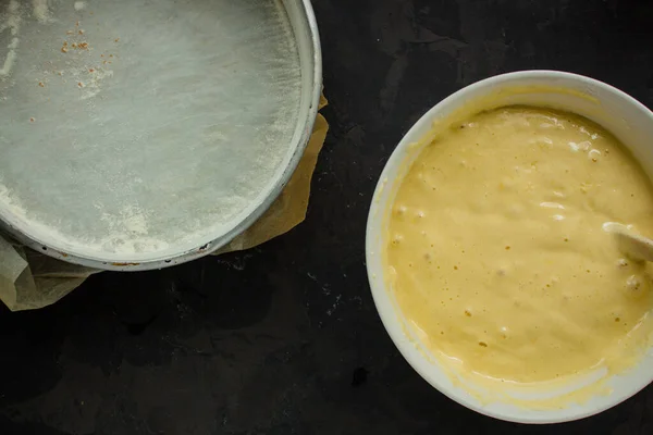 Panqueques Caseros Con Mantequilla Miel — Foto de Stock