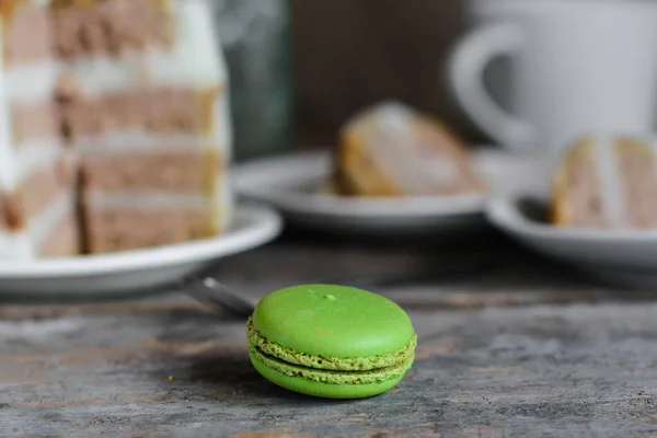 Creamy Cake Macaron — Stock Photo, Image